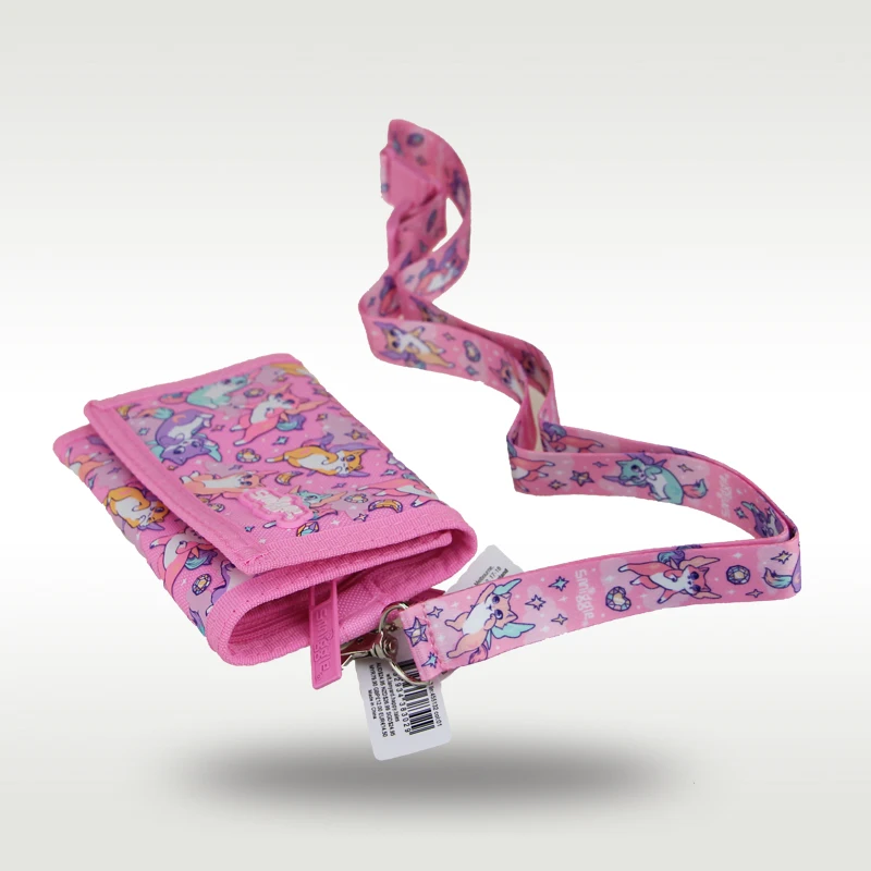 Австралийский детский кошелек Smiggle для девочек кошелек-клатч Pink Fox кожаная папка