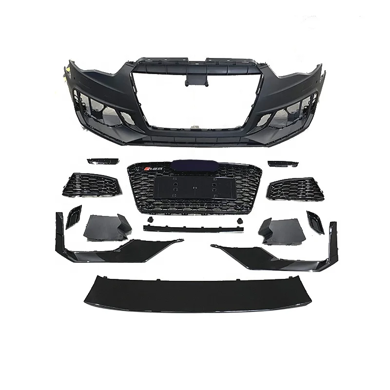 

RS5 B9 Front bumper with grill for A5 S5 B8.5 facelift RS5 bodykit car bumper upgrade B9 style 2012 2013 2014 2015 2016