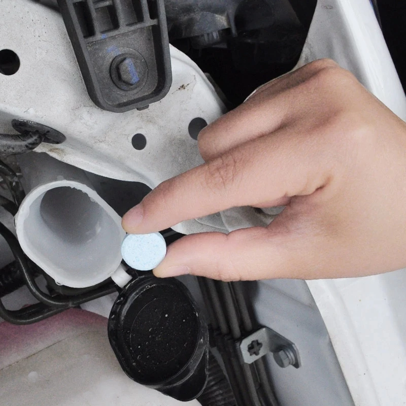 5/10 Pcs Car Solid Cleaner Effervescent Tablets Spray Window Windshield Glass Cleaning Auto Accessories |