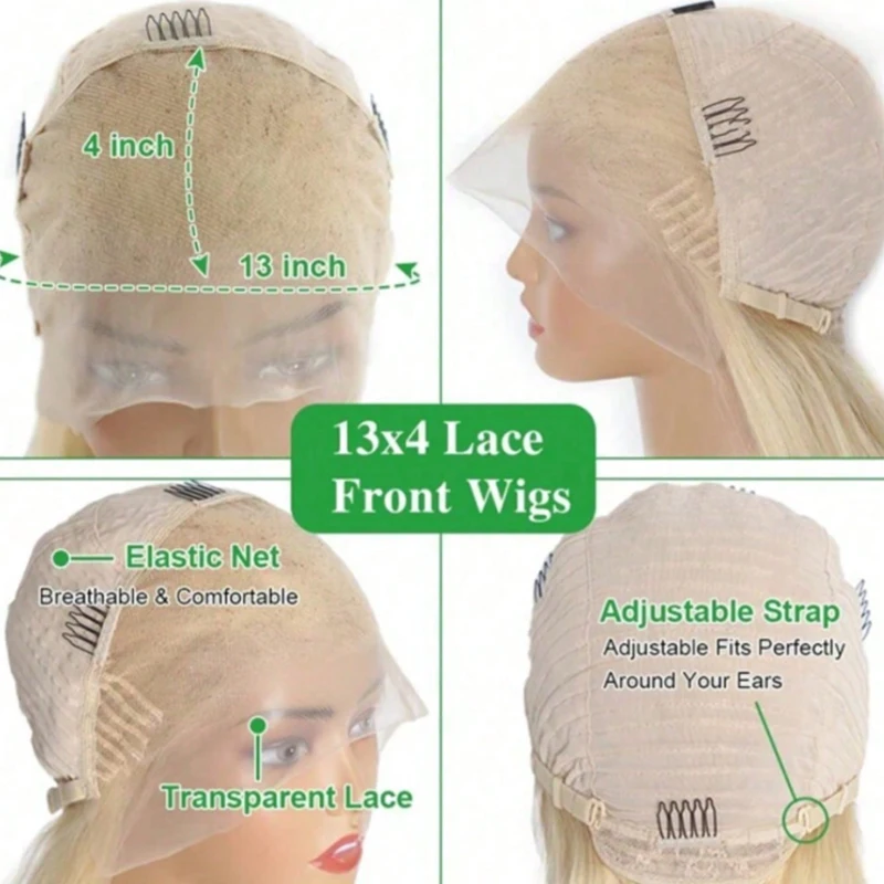 Парик Pink Bob парик из человеческих волос 13x 4 прямых на сетке спереди для женщин