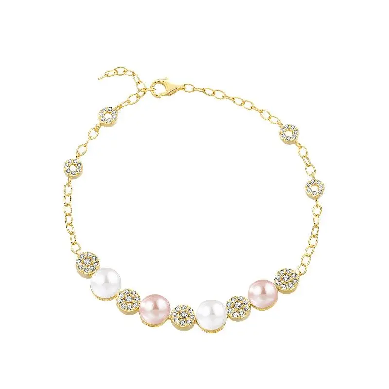 

CYG REAL Natural Freshwater Pearl A Set Of Bracelet and Earings Wedding Necklace Gifts for Brides Women Jewelry.
