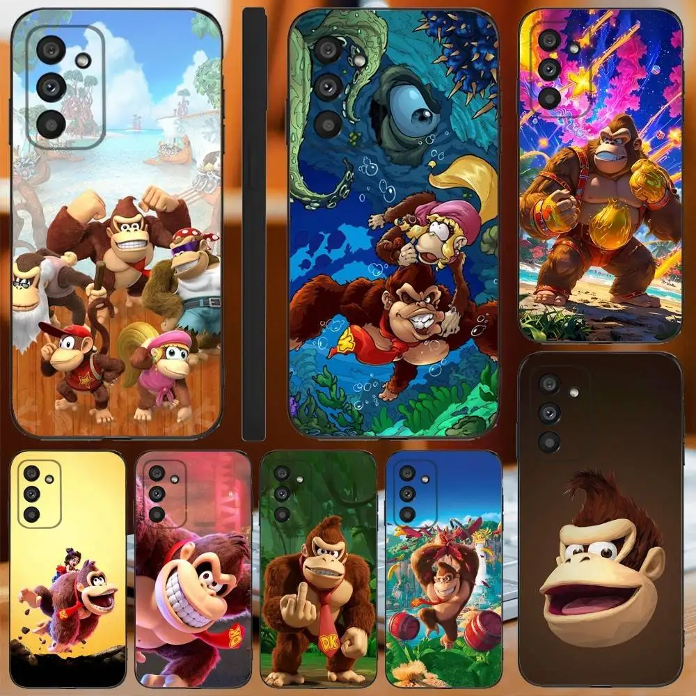 Фото Чехол для телефона Game D-Donkeys K-Kongs для Samsung Galaxy A13, A21s, A22, A31, A32, A52, A53, A71, A80, A91 Мягкий черный чехол №1