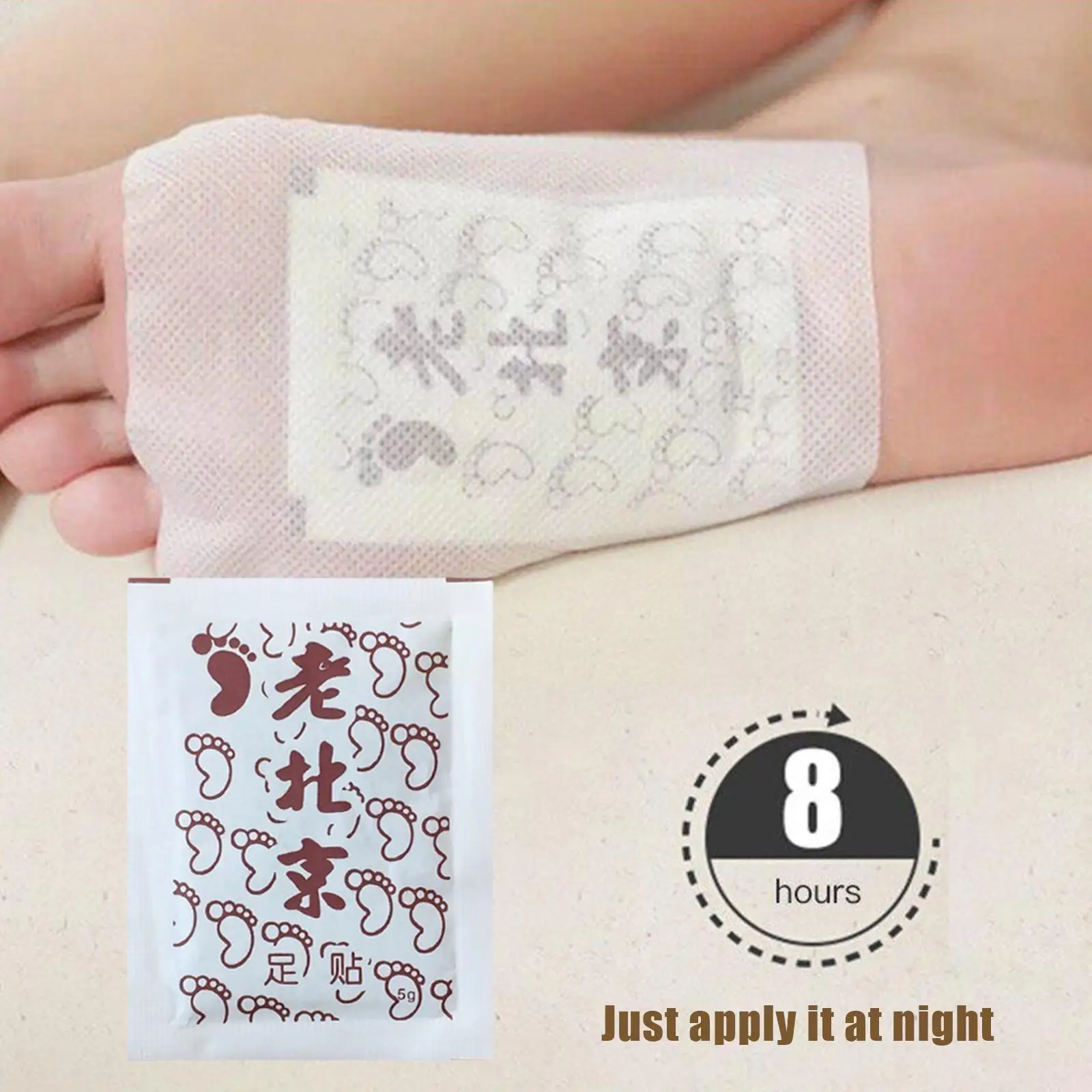 

Detox Foot Patch Old Beijing Ginger Bamboo Pad Foot Loss 20pcs Body Sleep Health Care Patch Improve Tool Weight M6K3