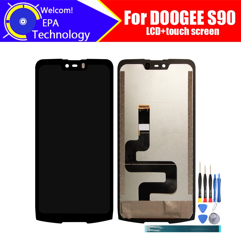

5,5-дюймовый ЖК-дисплей Doogee S90 с диагональю 6,18 дюйма, оригинальный ЖК-дисплей с сенсорным цифровым преобразователем Для DOOGEE S90C S90 PRO, с инструме...