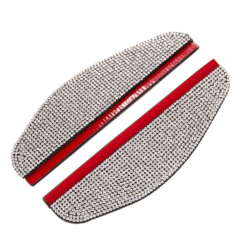 

Боковое зеркало заднего вида со стразами для бровей и дождя, водонепроницаемое автомобильное зеркало заднего вида, солнцезащитный козырек, козырек от дождя, автоаксессуары