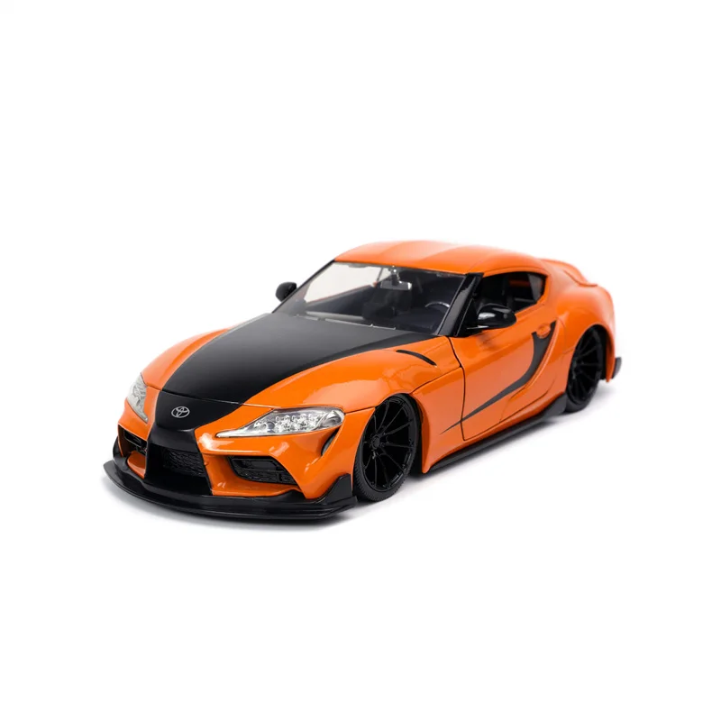 

1:24 2020 Toyota Supra hot toys Металлический Игрушечный Автомобиль литая CN (оригинальная) машина