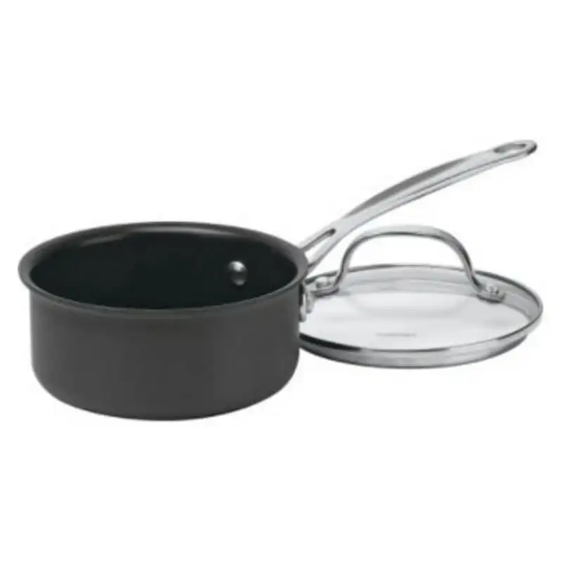 

Classic Hard Anodized Non-stick 1-Quart Saucepan with Cover