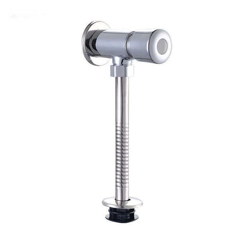 

Bathroom Copper Urinal Flush Valve Concealed Installation Hand Press Delay Flush Valve Public Toilet Self Closing Urine Valves