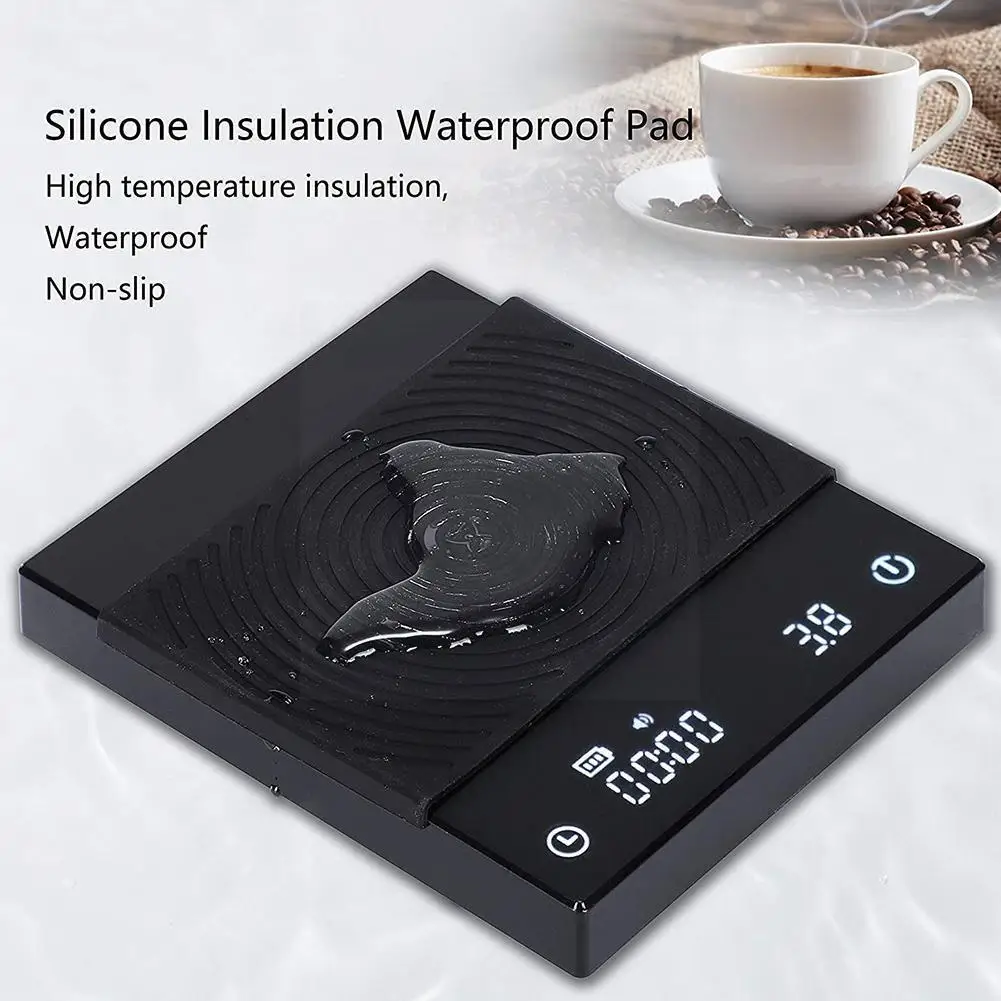 

Timemore Black Mirror Basic Electronic Scale Built-in Auto Timer Pour Over Espresso Coffee Scale Kitchen Scales 0.1g W9b2