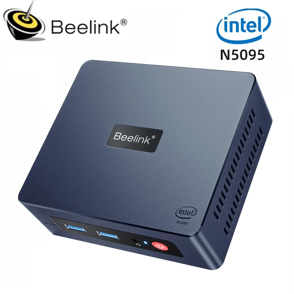 

Beelink Mini S Windows 11 Intel Celeron N5095 Mini PC DDR4 8GB 128GB 16GB 256GB SSD Desktop Gaming Computer VS U59 GK MINI J4125