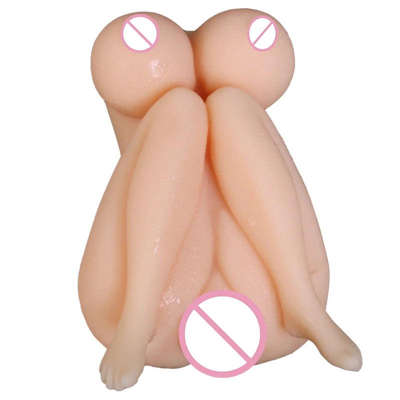 Реалистичная вагинально-анальная мастурбационная кукла с пышной попой и двойными отверстиями для мужчин.