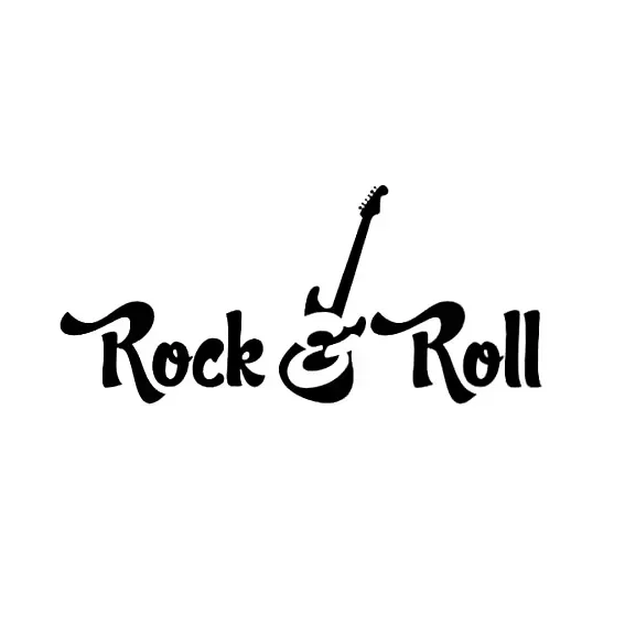 12 8*5 8 см крутейшая гитара Rock n Roll Vinly Автомобильная наклейка для Mitsubishi Lancer Outlander Pajero