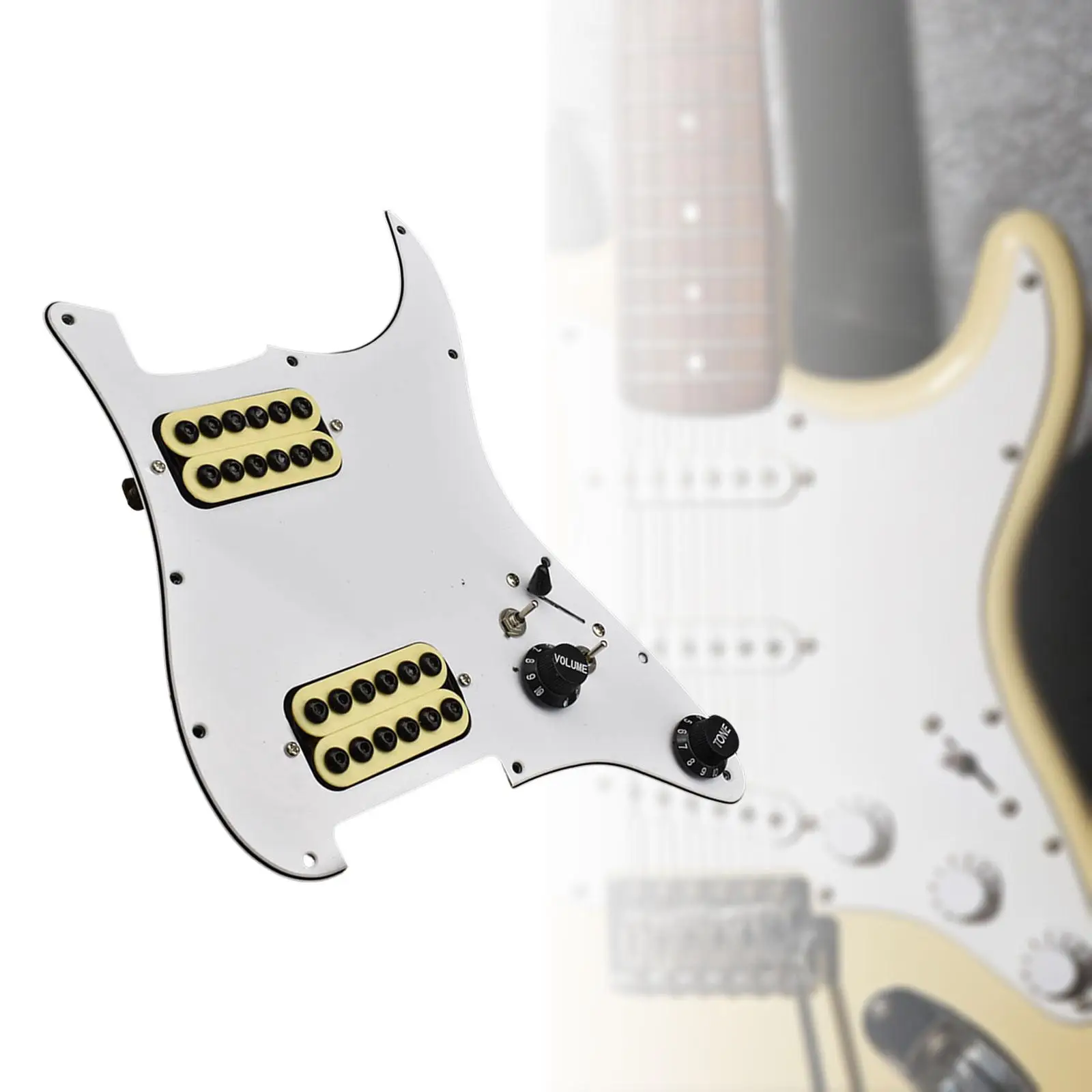 

Humbucker Coil Electric Guitar Pickup Pickguard Assembly Musical Instrument Parts Guitar Pickguard for Acoustic Electric Guitars