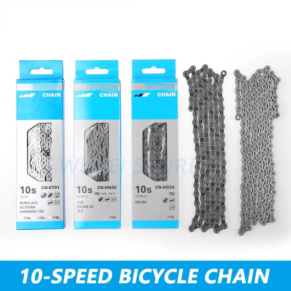 

8/9/10/11/12Speed Chains HG40 HG50 HG53 HG93 HG54 HG95 4601 HG601 HG701 HG901 Road MTB Bicycle Chains 112/116/118 Links