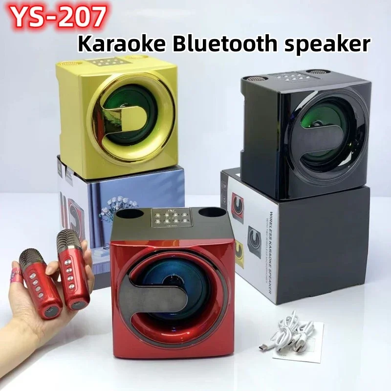 

100W High Power Wireless Bluetooth Speaker Portable Microphone Outdoor Family Party Karaoke Subwoofer Boom Box Caixa De Som