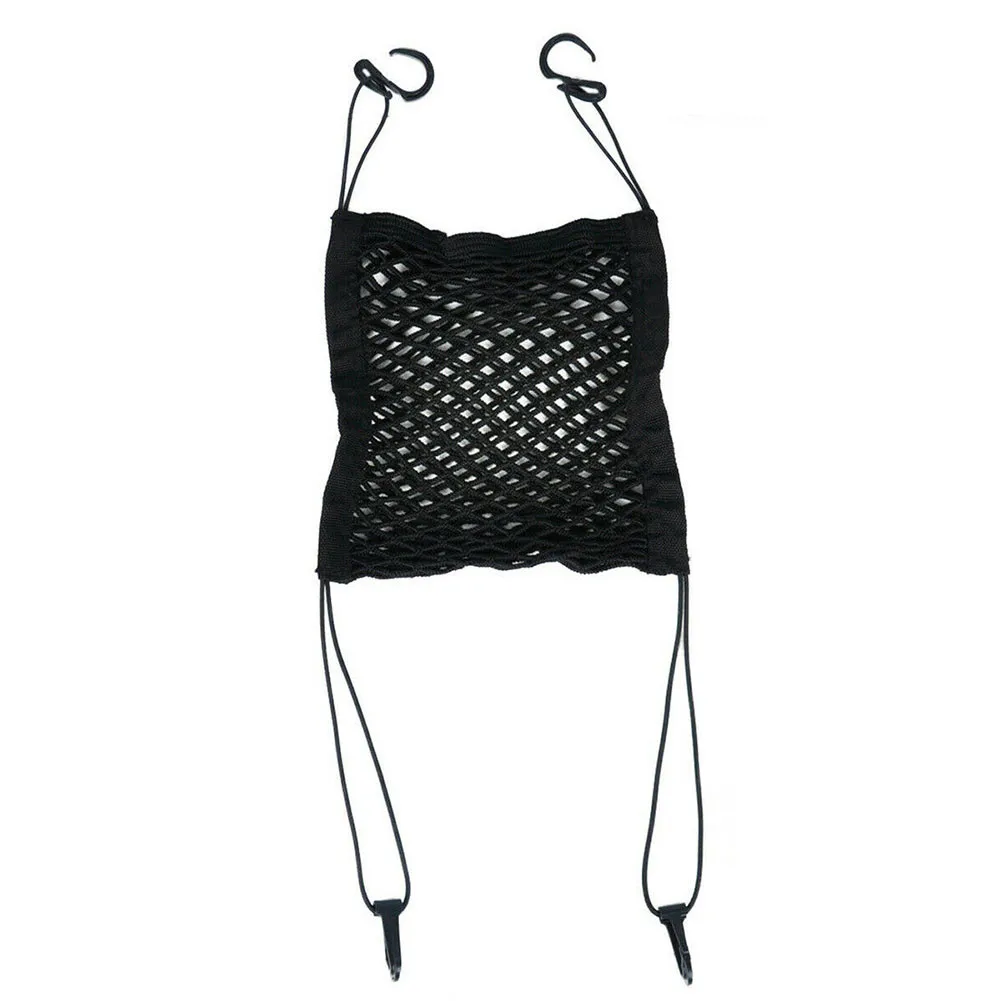 

Bag Car Storage Net Black Cargo Elastic Holder Storage 30x27cm Trunk Mesh Net Nylon Organizer Parts Replacement
