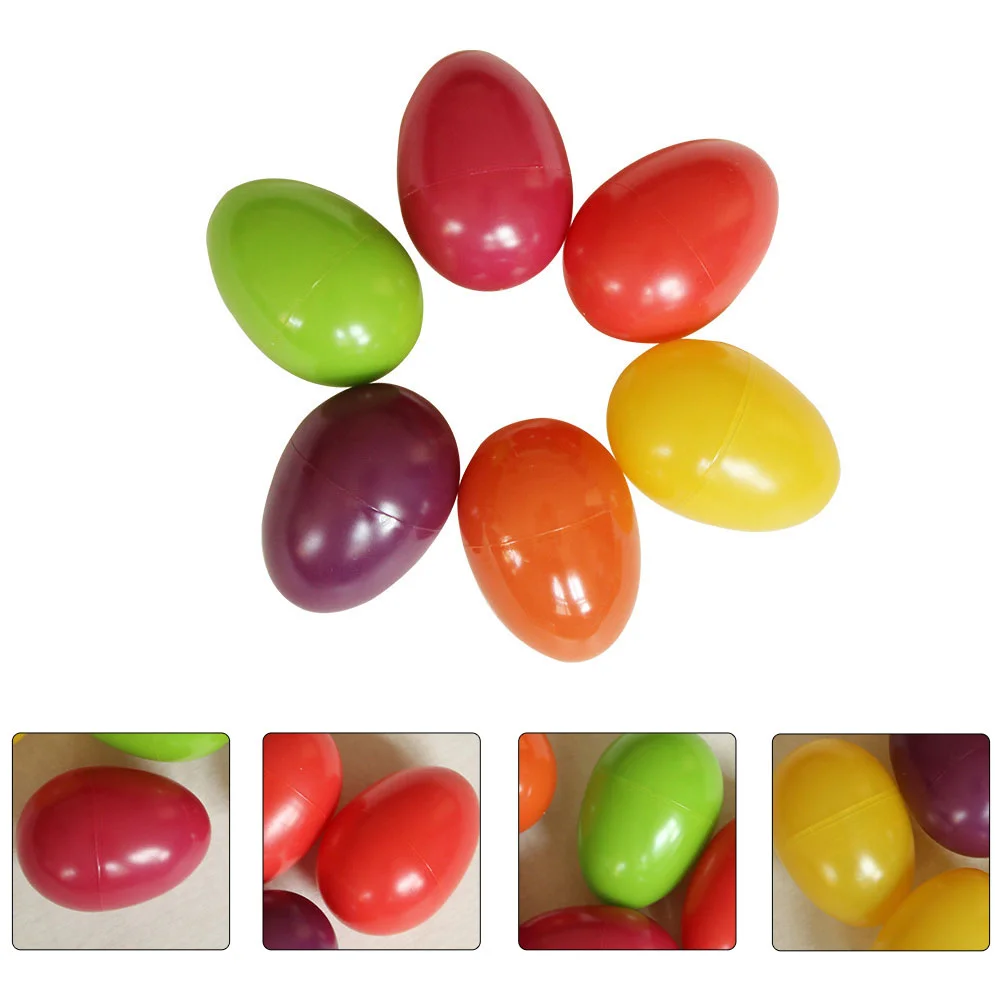 

12 шт., детские пластиковые перкуссионные музыкальные яйца