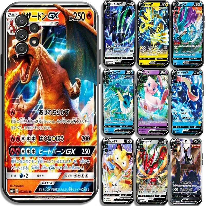 

Pokémon Flash Card Phone Cases For Xiaomi Redmi Note 10 10S 10 Pro POCO F3 GT X3 GT M3 Pro X3 NFC Back Cover Carcasa Coque