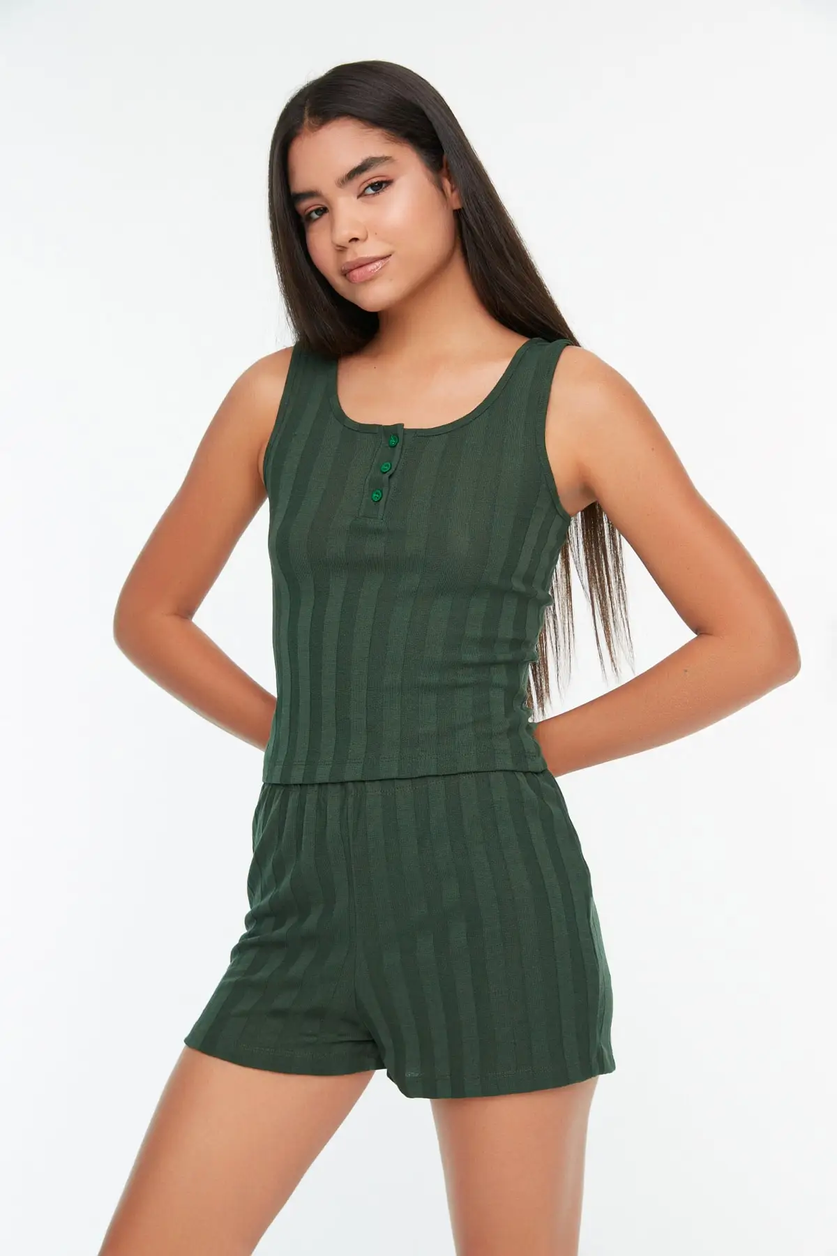

Camisole knitted pajama set THMSS22PT0740