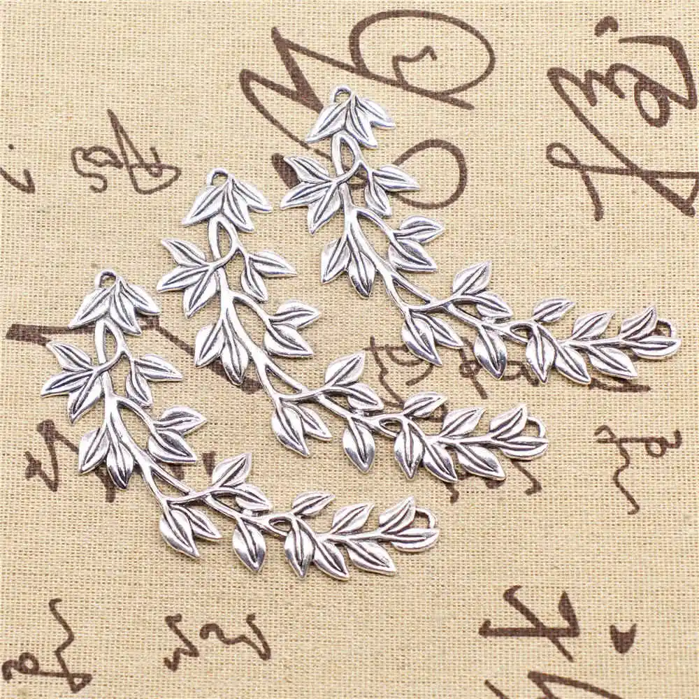 

Соединитель ветки дерева «сделай сам», ювелирные изделия для детей «сделай сам», 87x38 мм, античное серебряное покрытие, 1 шт.