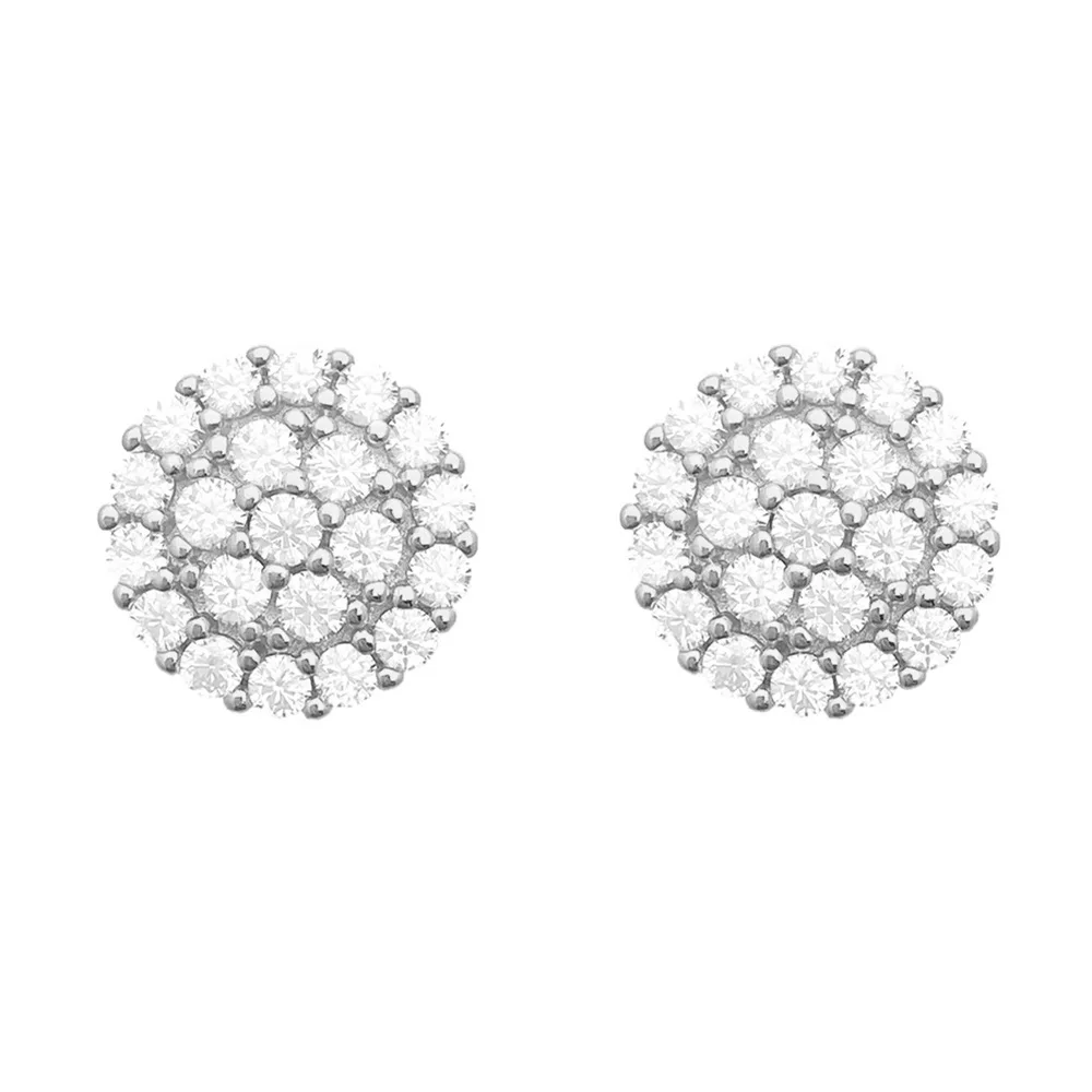 New Style Moissanite Earrings For Women S925 Silver Ear Studs Real Diamond Jewelry Pass Tester With GRA Free Shipping