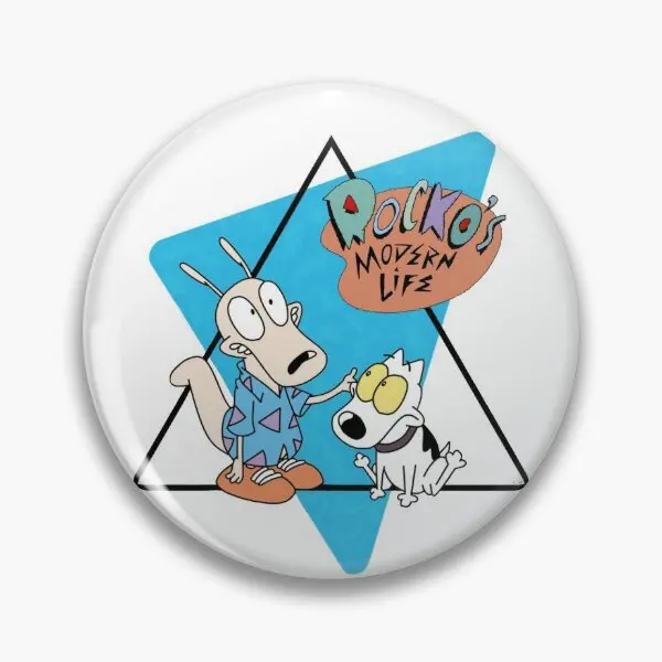 

Мягкая булавка в стиле ретро Rockos, Модная креативная металлическая брошь в стиле современной жизни, милый значок на лацкан, мультяшный значок для воротника