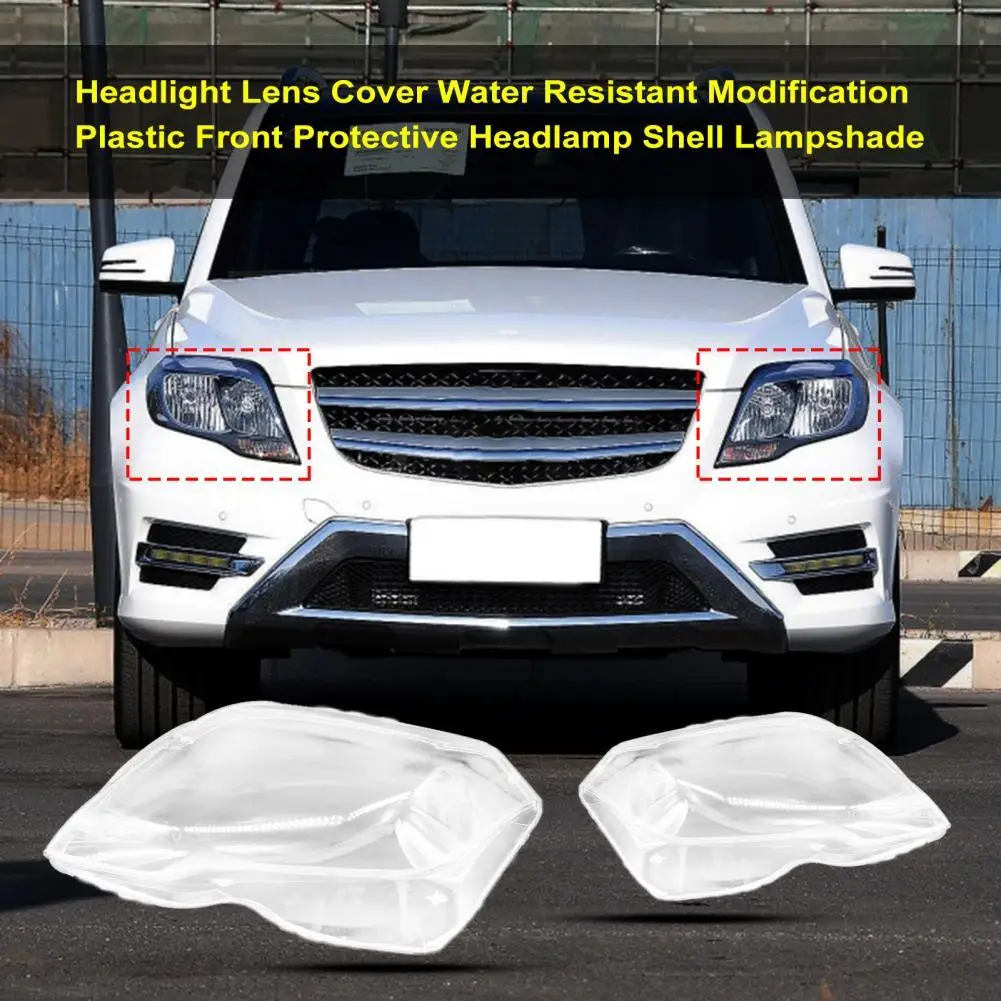 Headlight Lens Cover Water Resistant Modification Plastic Front Protective Headlamp Shell Lampshade 2048201439 2048201339 for Me