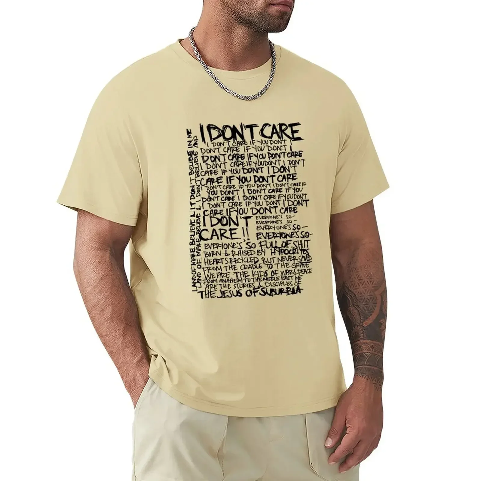 Футболка мужская с принтом фаната панк-рок группы пригород летняя одежда для