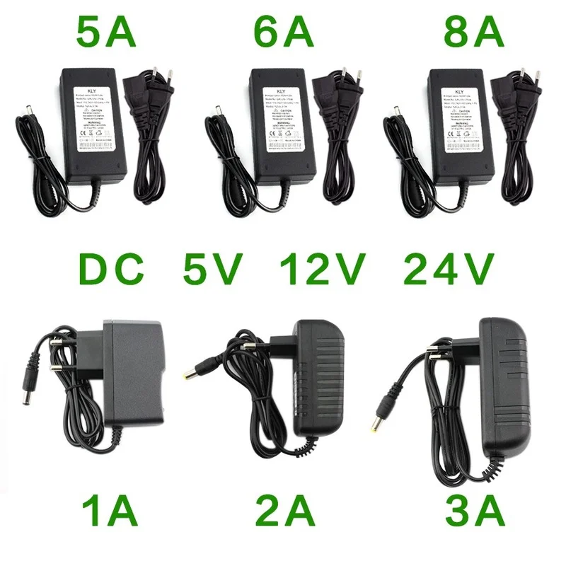 

Адаптер питания AC DC 5 В 12 В 24 В 1 А 2 А 3 А 5 А 6 А 8 А универсальное зарядное устройство 5 В 12 В 24 В адаптер питания ХОВЕРБОРДА 220v to 12v 24 v