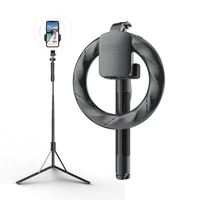 strbea 8 led selfie ring light photography lighting with tripod photo ringlight phone stand holder for live streaming video