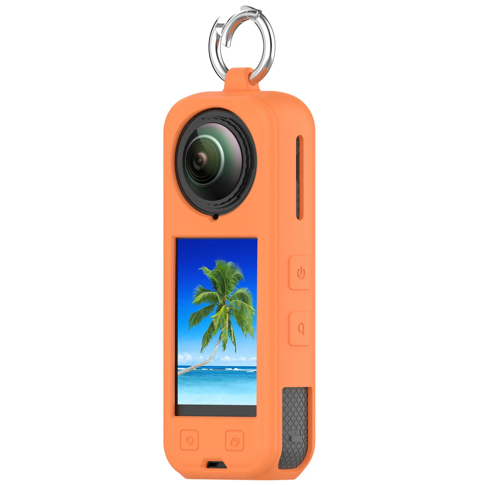 Фото Подходит для портативного чехла для хранения Insta360 X5, силиконовый защитный чехол для камеры №2
