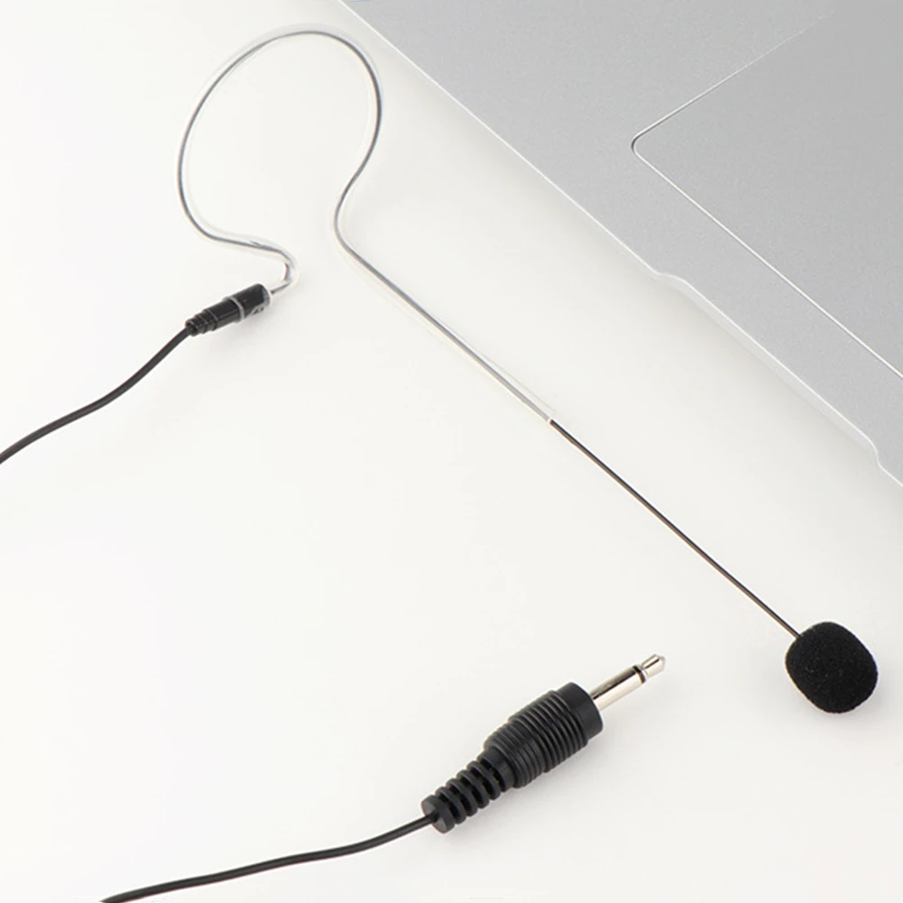 

Headset Mic Microphone 3.5L Straight Plug 3.5MM Connector Pro Audio Equipment Single Ear Headset Single-ear Design