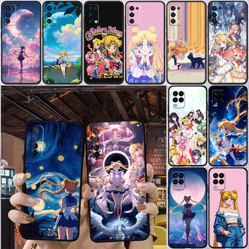 Фото Чехол для телефона IJ48 S-Sailors M-Moon Shell для Samsung Galaxy Note 10 20 S23 S24 S25 Ultra FE Plus Edge Lite A02S A35 A07 A17 №2