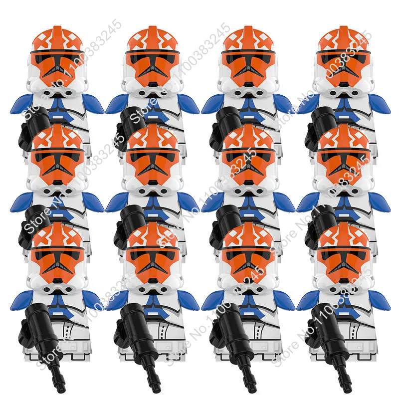 Конструктор Disney 12 шт./компл. 501st копия легиона солдат-снегопаров строительные