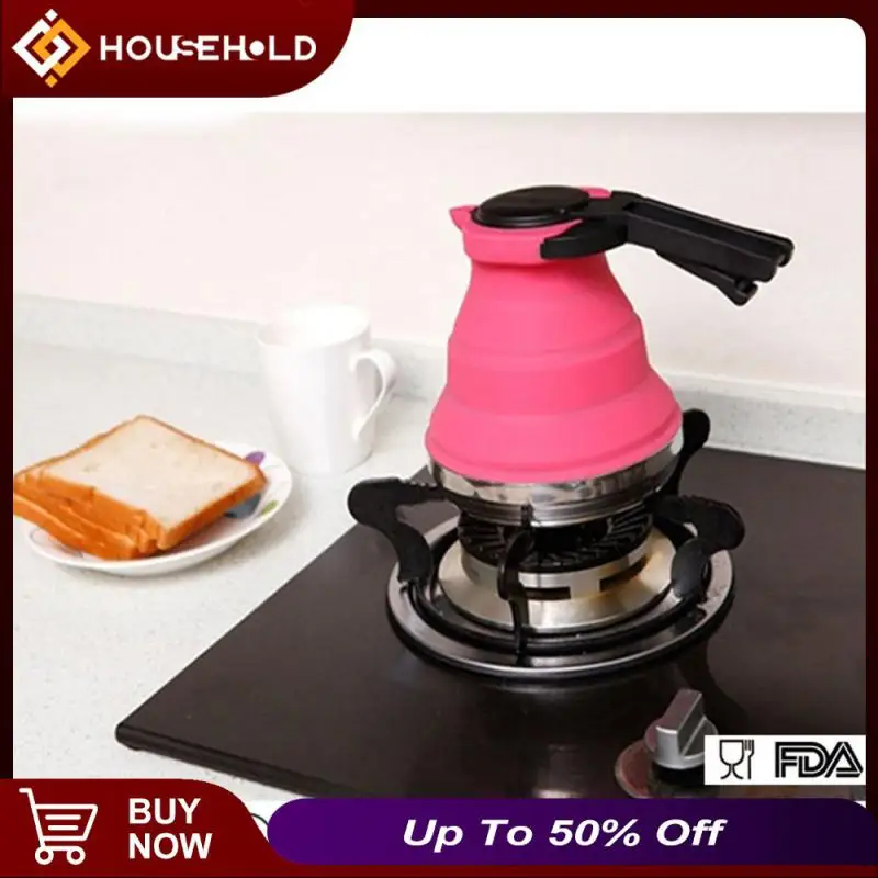 

Foldable Kettle Creative High Quality Teapot For Travel And Home Portable Silicone Kettle Kitchen Accessories Large Capacity