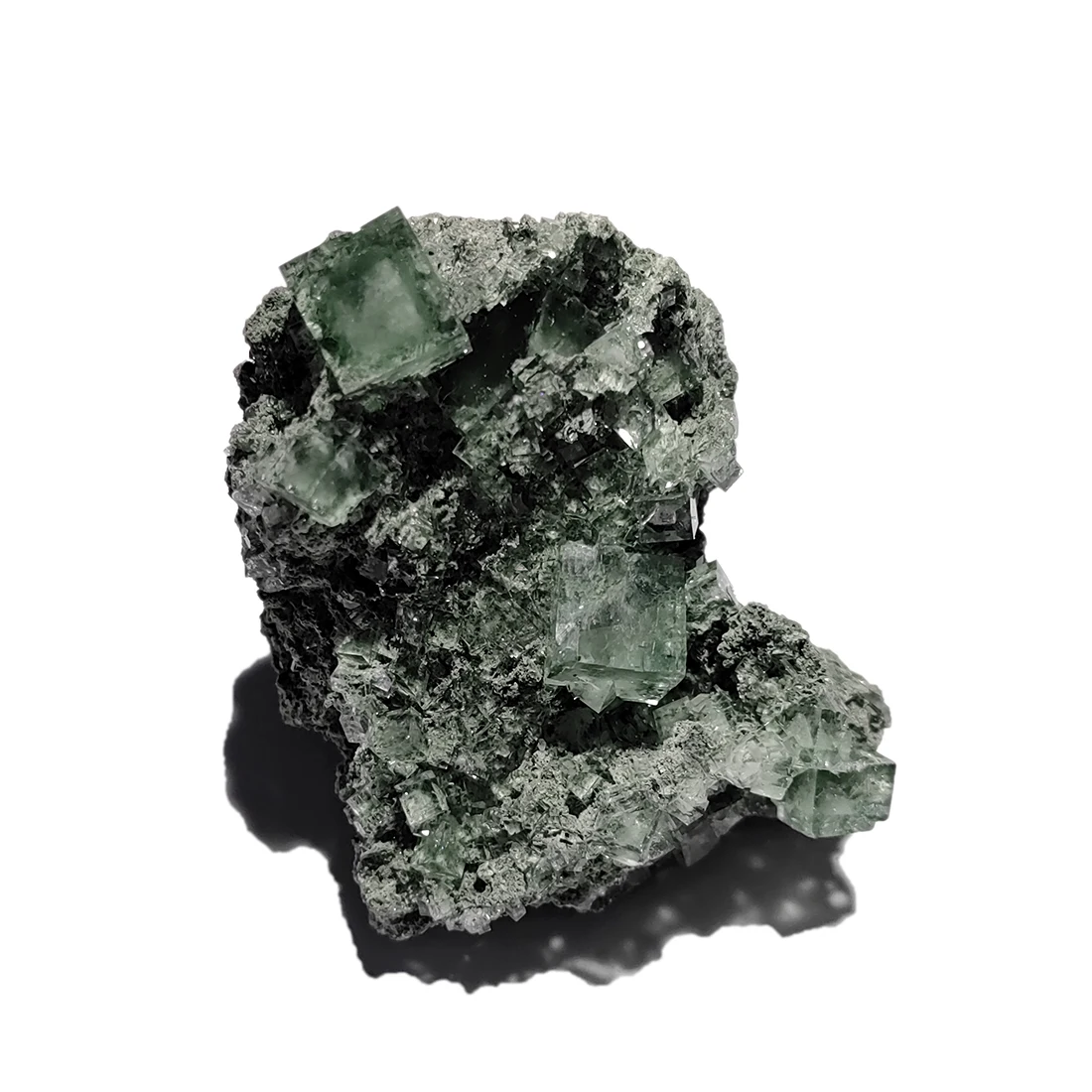 

C3-6G 100% натуральный зеленый флюорит, минеральный кристалл, коллекция образцов Xianghualing Mine Hunan Province China