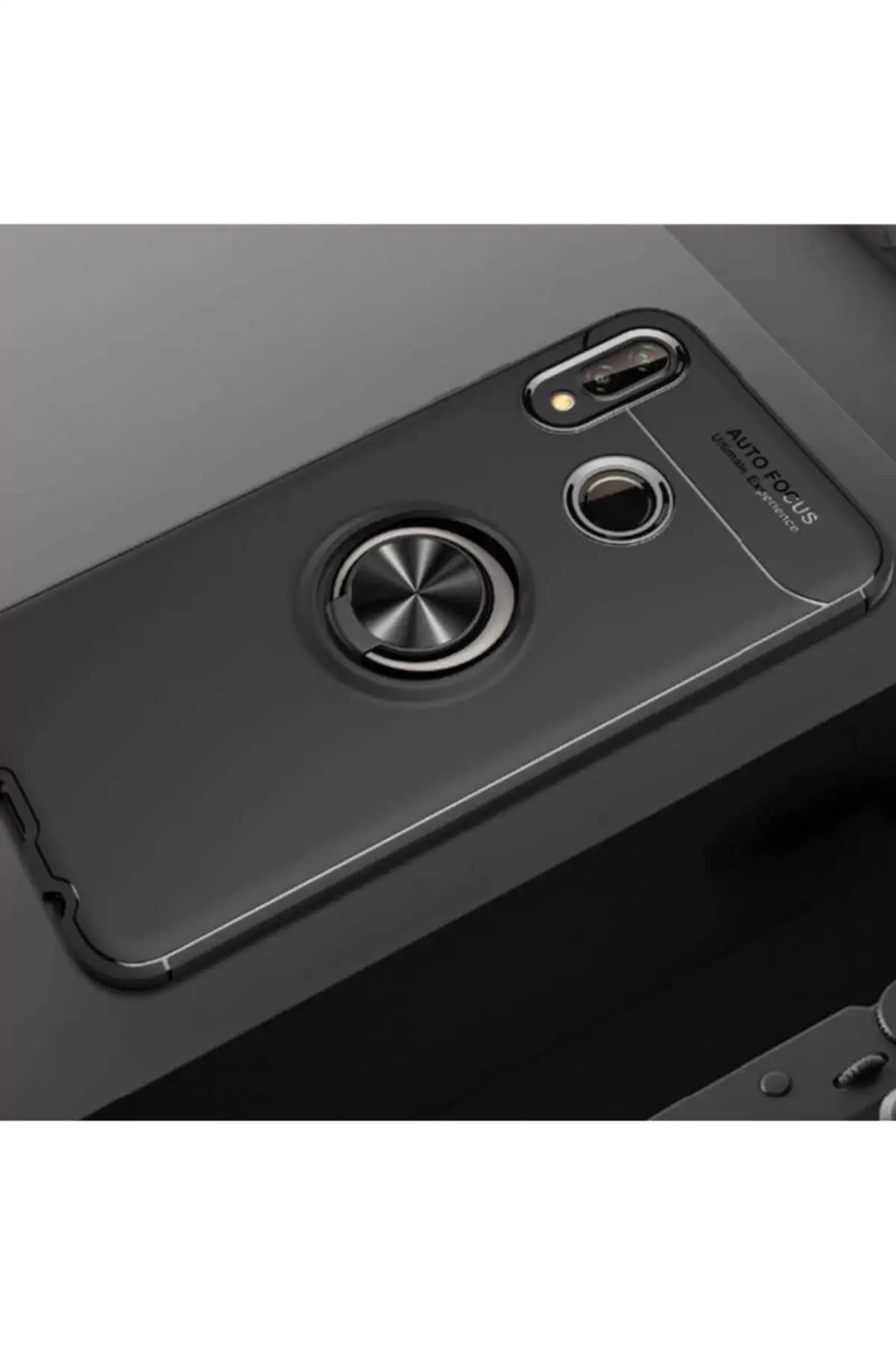 

Huawei P20 Lite compatible case Ravel Metal ring stand Shockproof silicone