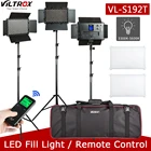 Светодиодный светильник VILTROX VL-S192T, двухцветный приглушаемый беспроводной светильник для видеосъемки в комплекте светильник подставка для освещения 1,8 м для студийной съемки