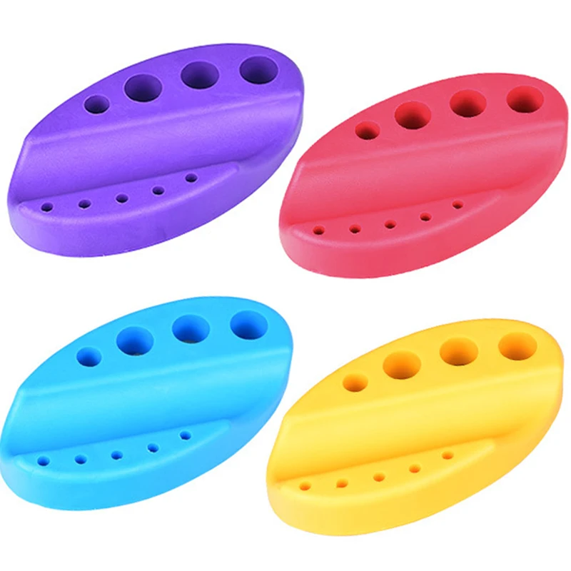 

Oval Silicone Tattoo Ink Pigment Cup Holder Embroidery Paint Caps Stand Microblading Pen Rack Eyebrow Makeup Tattoo Accessories