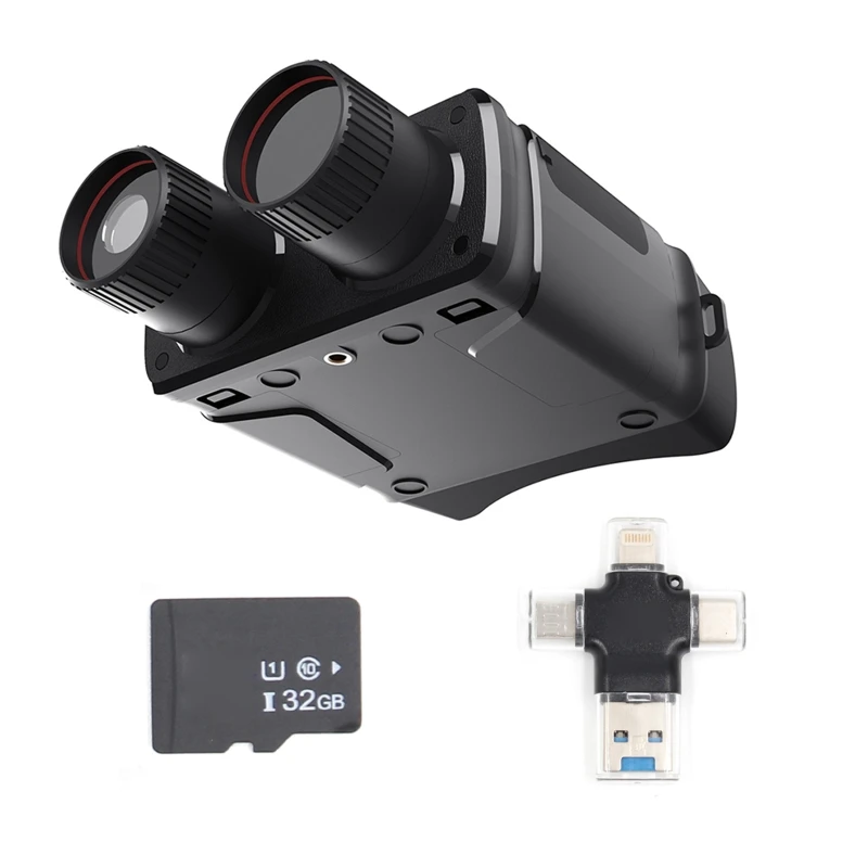 

Upgraded Night Vision Binoculars Superior 5W Infrared with 16/32 GB Memory Card & Reader Optional Father's Present Gift