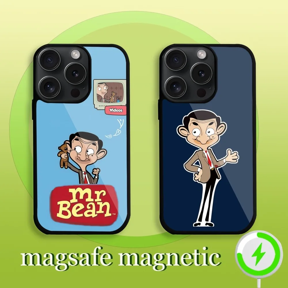 Чехол Для Телефона С Рисунком Mr B-Beans iPhone 11/12/13/14/15 Pro Maafe Магнитная Беспроводная