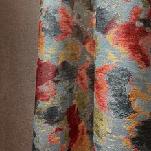 Ombrage américain, nouvelle protection solaire, Jacquard, rideaux épais, isolation thermique, pour salon, salle à manger, chambre à coucher  (2)