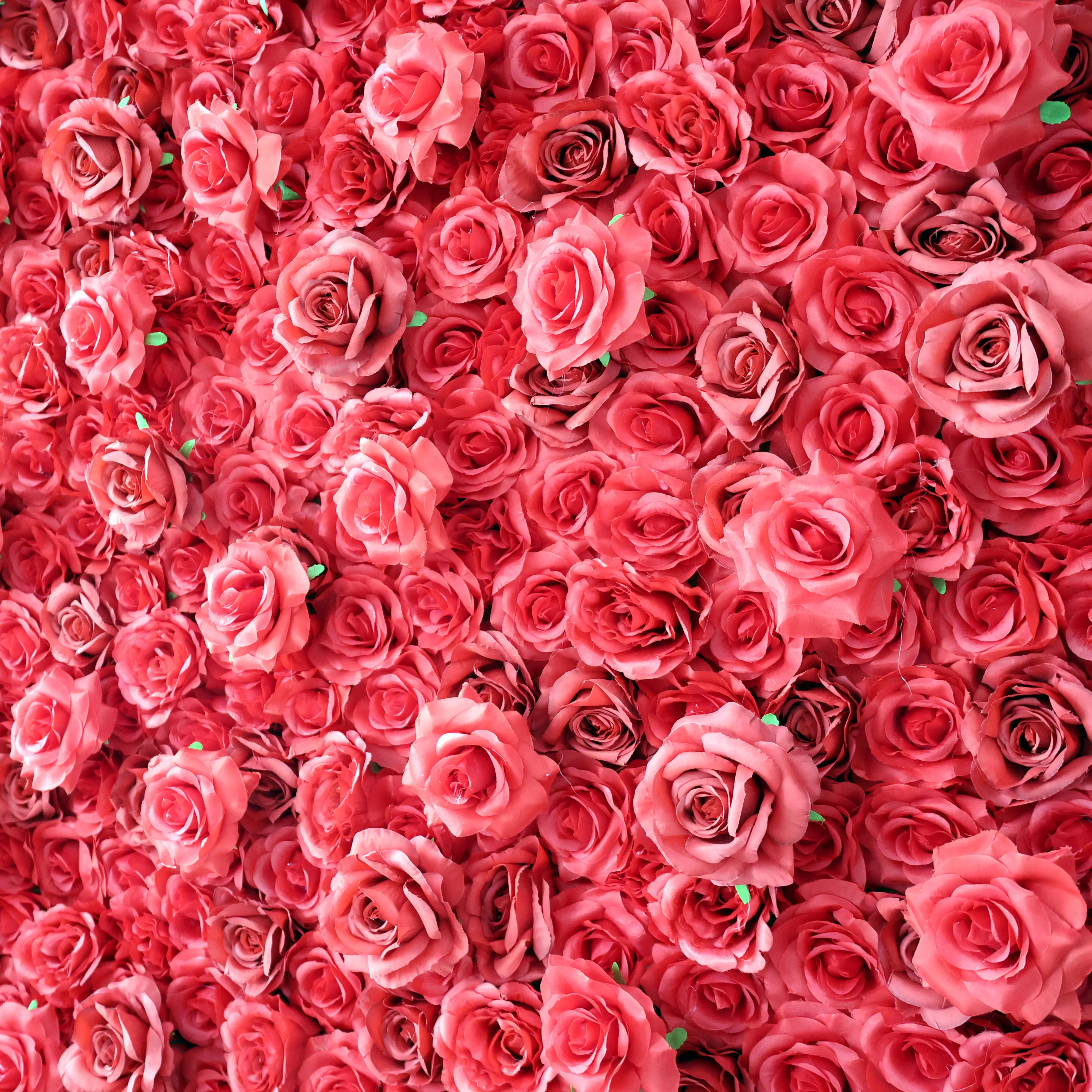 YuLiFlower Свадебные настенные украшения на заказ ролл-ап 5D Цветочная стена фон