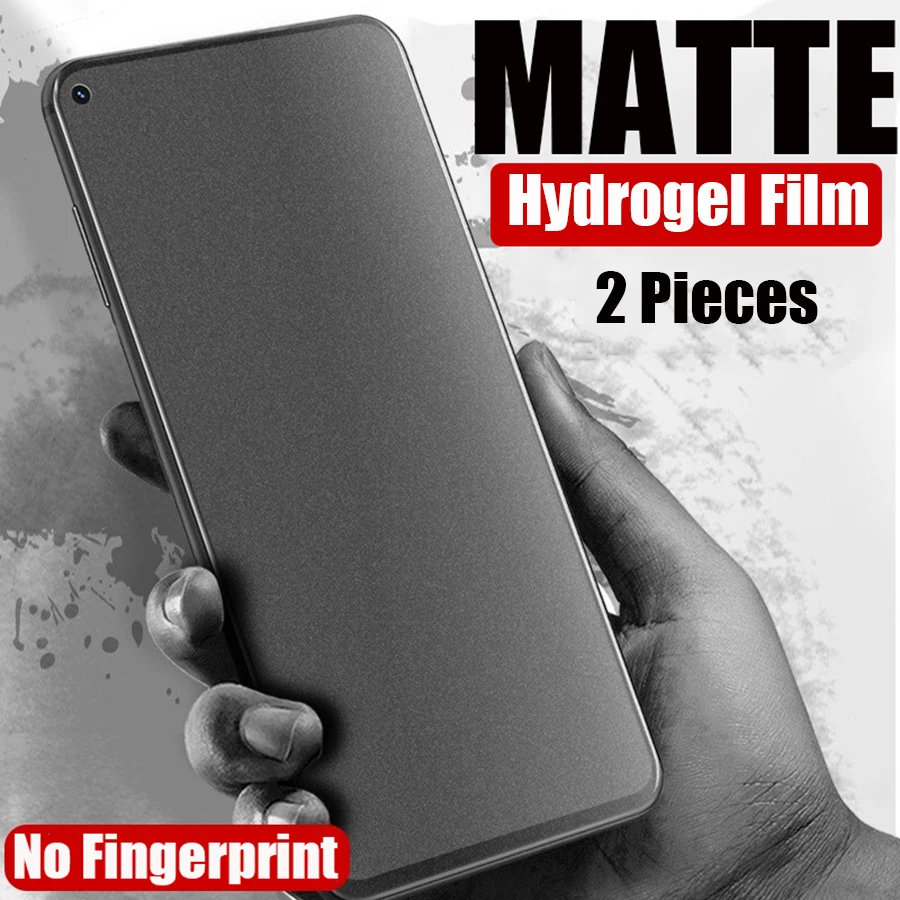 

2PCS Full Cover Matte Hydrogel Film For Nokia 3.4 2.4 5.3 7.2 6.2 6.1 3.1 7 Plus TPU Screen Protector Nokia 5.4 G20 G10 No Glass