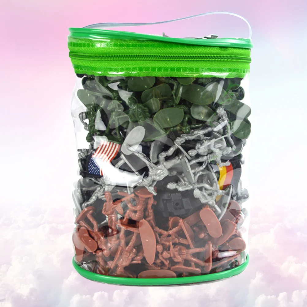 

300 Pcs Toy Sand Table Soldier Modern Sim Sandbox Man-at-Arms Finished Product Soilder Model