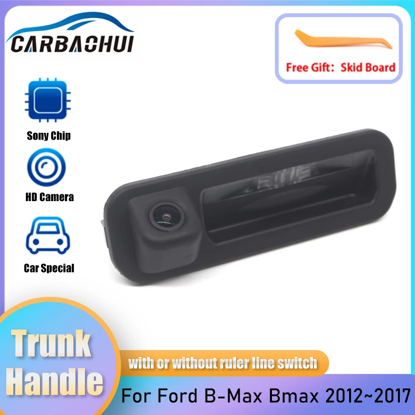 

HD 1080*720 ручка багажника камера заднего вида для Ford B-Max Bmax 2012 2013 2014 2015 2016 монитор для парковки заднего хода автомобиля