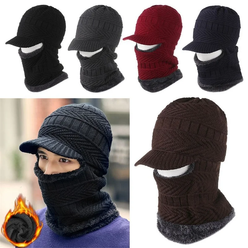 

2022 Winter Hat Skullies Beanies Hats Winter Beanies for Men Women Wool Scarf Caps Balaclava Mask Gorras Bonnet Knitted Hat