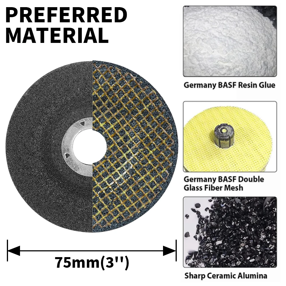 

Air For Mini Angle 5/10pcs Grinding Wheel Wheels Cut-off Wood Metal Grinding 75mm Polishing Inch Grinder 3 Resin For Stone