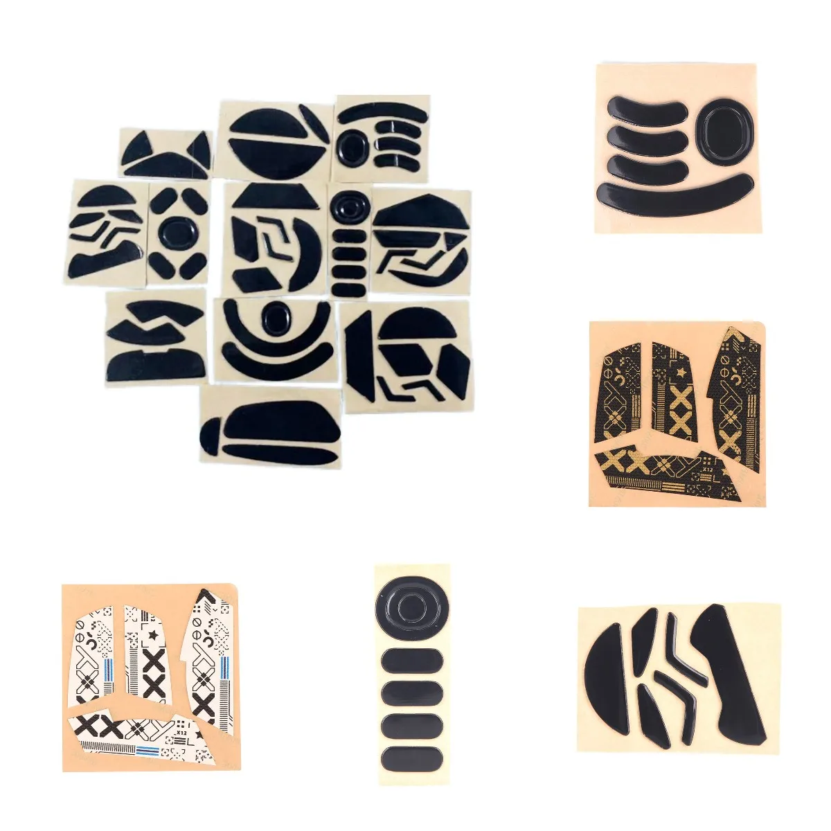 Для Logitech G302 G303 G402 проводной G502 G304 G102 G304 G403 G603 G703 G602 G903 G900 коврик для мыши ножная наклейка Нескользящая наклейка