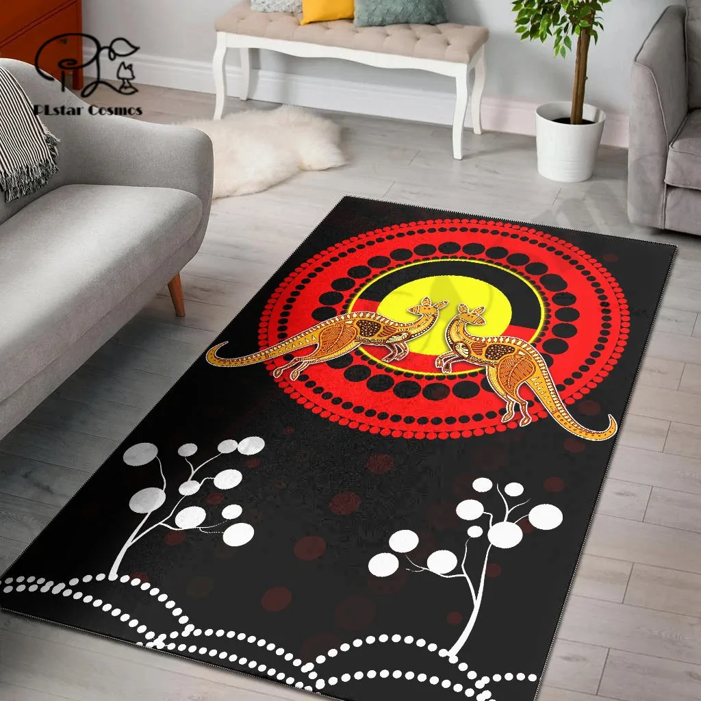 

Aboriginal Tribal Newest Art Area Rug 3D All Over Printed Room Rug Mat Floor Rugs Anti-slip Large Rug Carpet Home Decoration 4